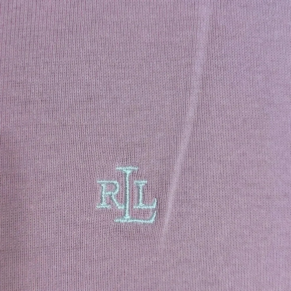 Ralph Lauren Women Tank Dress Size Large Pink Tunic pullover 100 cotton - Picture 2 of 11